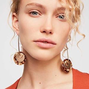 NEW Triple Circle Acrylic Drop Earrings